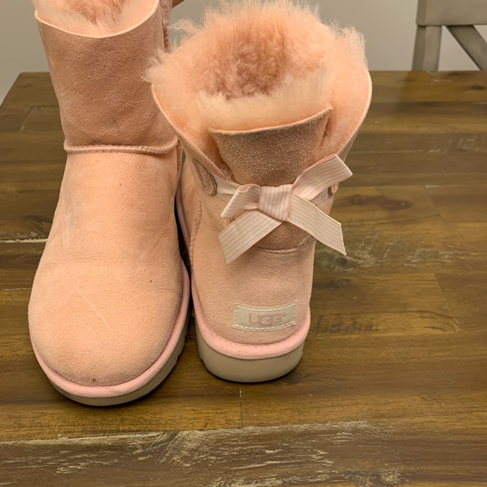 Ugg Mini Bailey Bow Stripe Boot